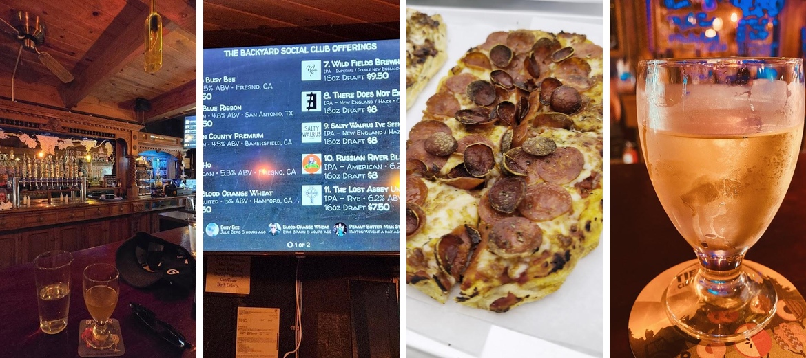 Backyard Social Club Menu